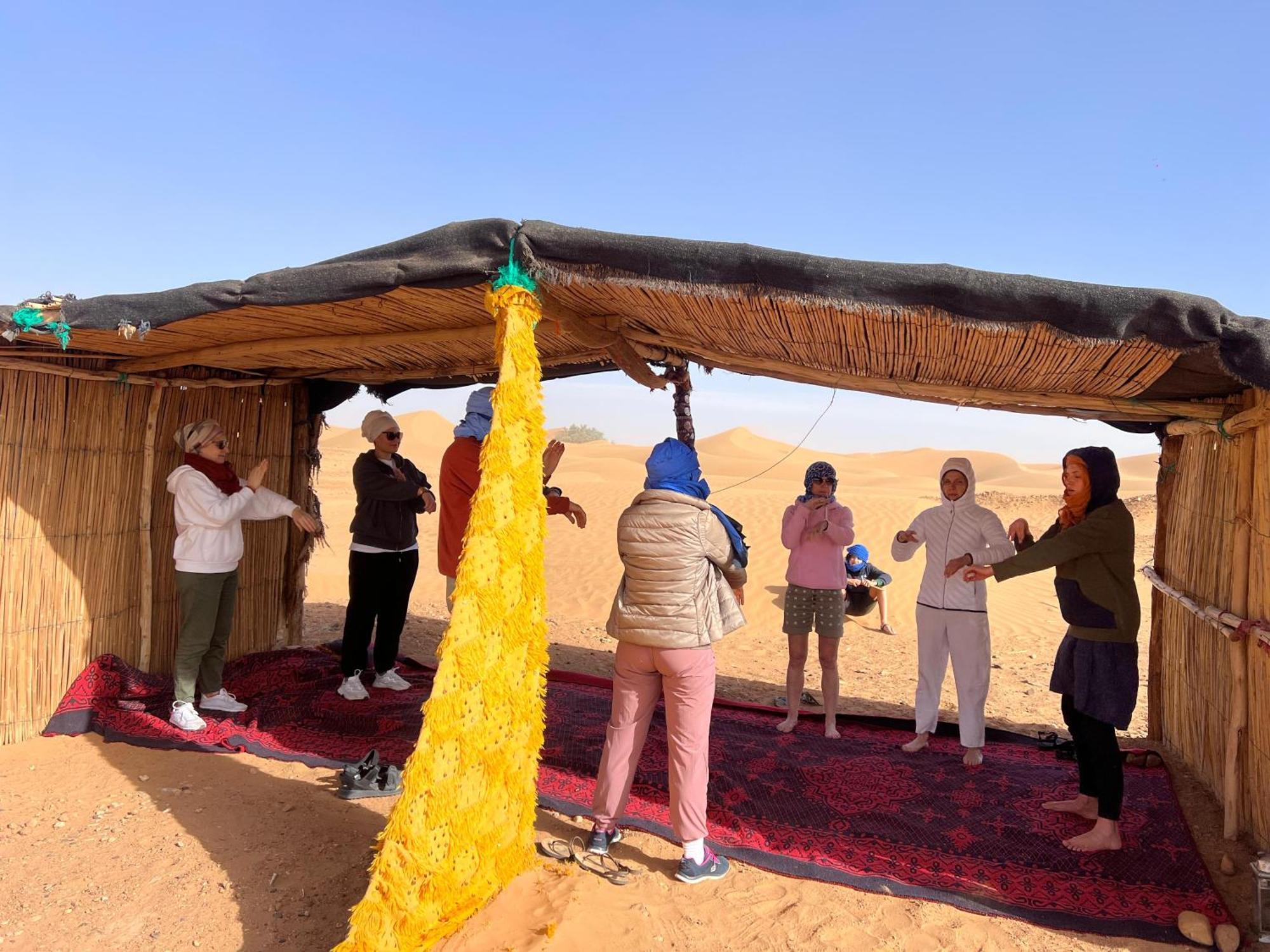 Camp Mbark Authentic Hotell M'Hamid Exteriör bild
